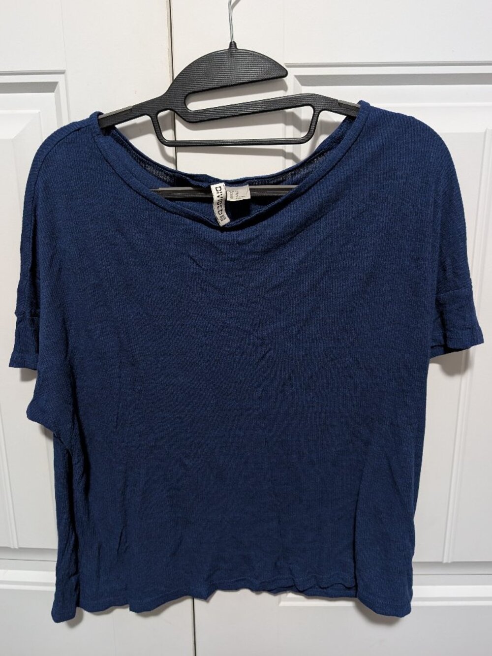 XS Oversized Blue Top